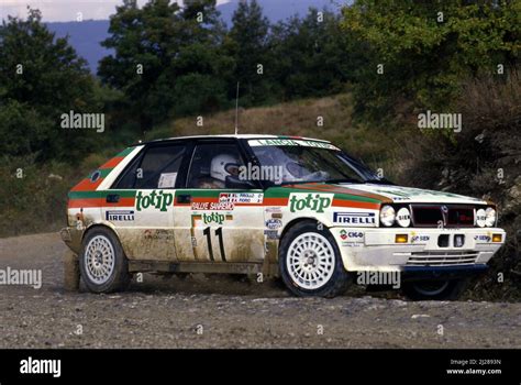 Alessandro Alex Fiorio Ita Luigi Pirollo Ita Lancia Delta Hf Wd