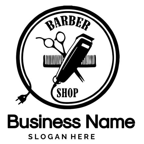 Copy Of Berber Shop Logos Hair Cut Logo Hair Style Postermywall