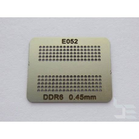 Stencil Template Chip Size DDR6 For Reballing Reball BGA IC Chips