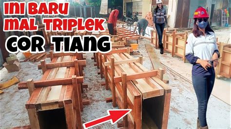 Mantap Cara Membuat Mal Triplek Tiang Cor Dak Untuk Pemula Struktur