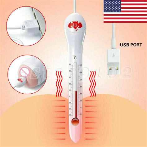 USB Heating Rod Warmer Female Male Masturbation Doll Dildo Vibrator Sex Toy Toys EBay