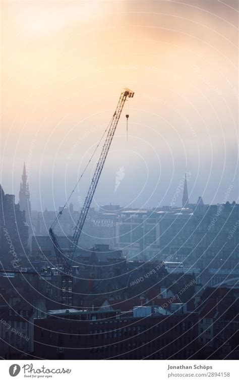 Ausblick Ber Edinburgh Ein Lizenzfreies Stock Foto Von Photocase