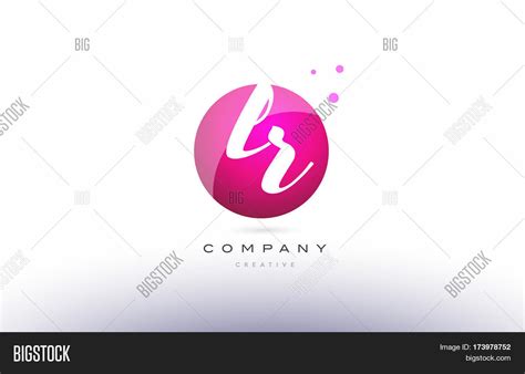 Lr L R Sphere Pink 3D Vector & Photo (Free Trial) | Bigstock