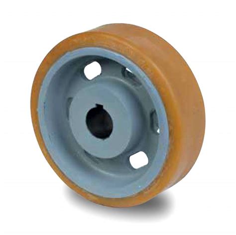 heavy duty wheel Ø 200 x 65mm Vulkollan® Load capacity 1100kg ...