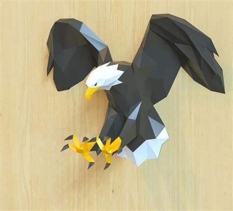 Eagle Origami Paper Sculpture Origami Easy Paper Birds