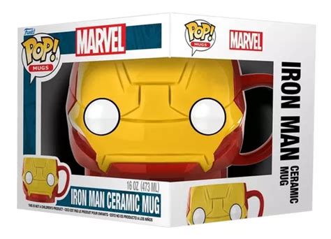 Funko Pop Taza Iron Man Marvel 502 Ml Exclusiva 2022