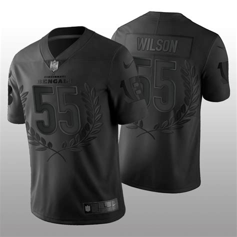 Cincinnati Bengals Logan Wilson Black Jersey 2020 Limited – Orscalina Store