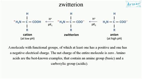 What Is The Zwitterionic Form Of An Amino Acid