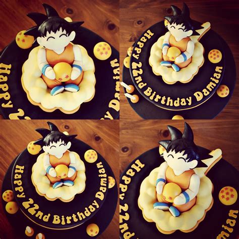 Goku Dragonball Z Cake Anime Cake Dragonball Z Cake Dragon Ball