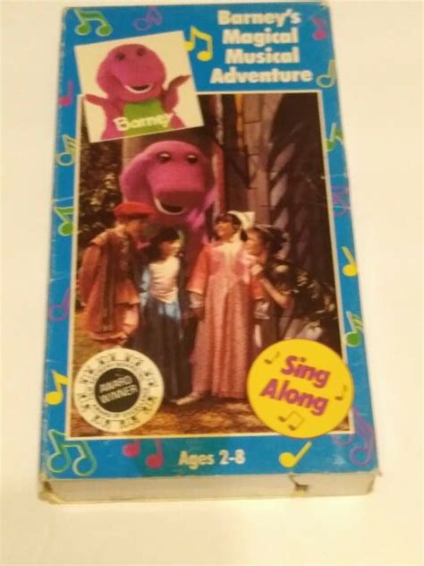 Barney Barneys Magical Musical Adventure Vhs For Sale Online