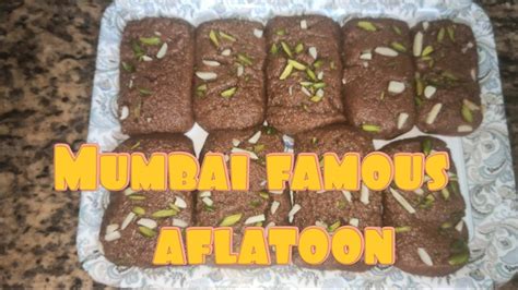 Mumbai Famous Sweet Aflatoon Easy To Make Aflatoon Youtube