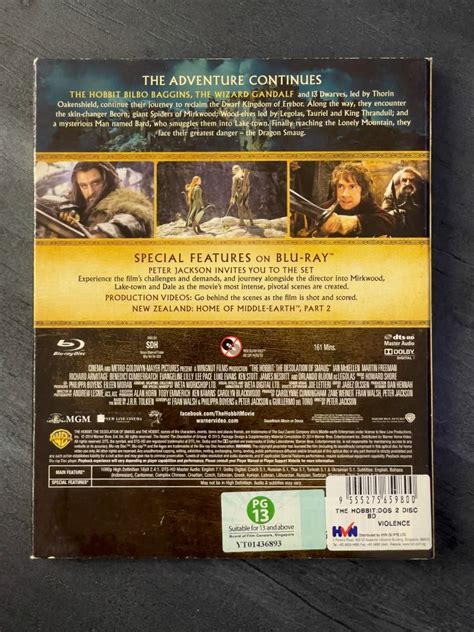 The Hobbit The Desolation Of Smaug 2013 Blu Ray Hobbies And Toys