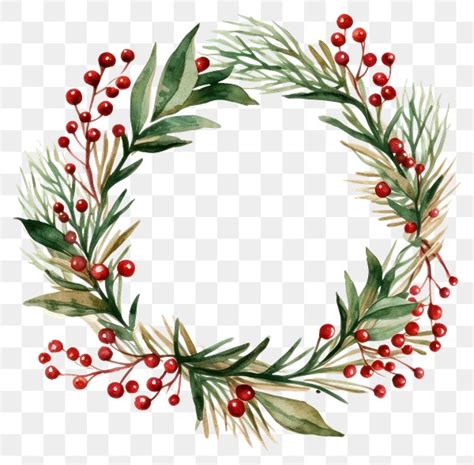 Png Wreath Christmas Plant White Premium Png Rawpixel