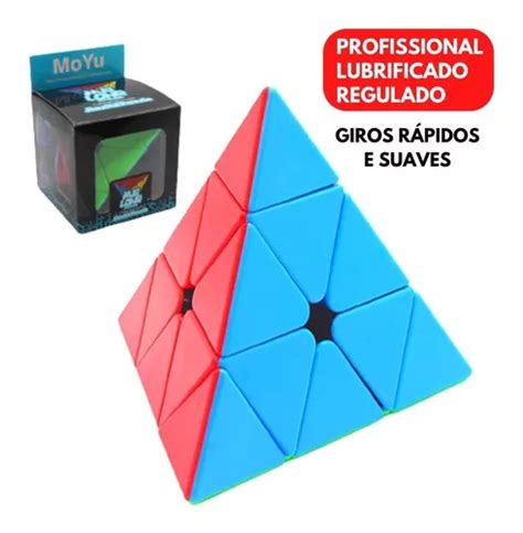 Cubo Magico X X Pyraminx Pir Mide Tri Ngulo Profissional