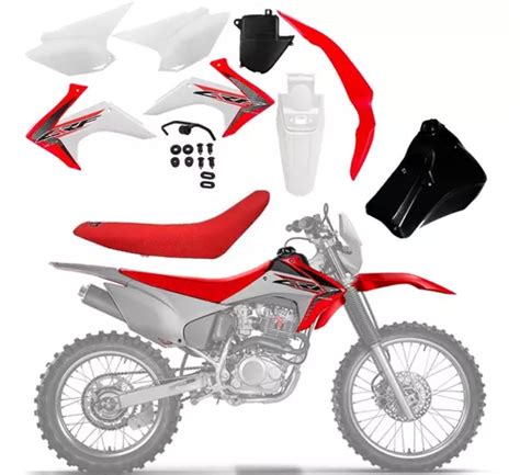 Kit Plastico Roupa Crf Adapt Vel Bros Xr Tornado Xtz Frete Gr Tis