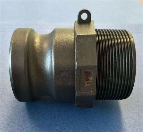 2 Inch Type F Polypropylene Male Camlock Adapter X Male Pipe Npt The