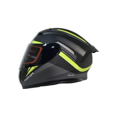 Casco Integral Ich Sp Plano Negro Mate Visor Humo Visor