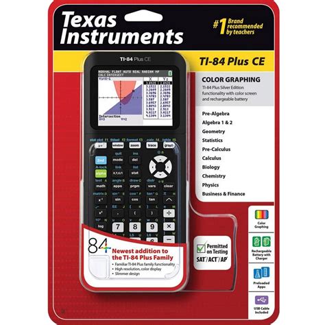 Texas Instruments Ti Plus Ce Graphing Calculator Office Equipment