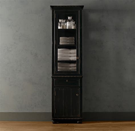 French Empire Tall Bath Cabinet