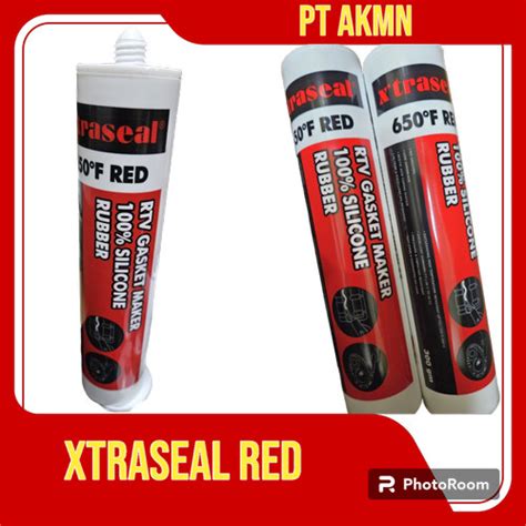 Jual XTRASEAL SILICONE RUBBER RED RTV GASKET MAKER HI TEMP 300ML