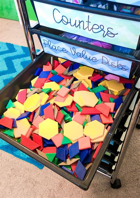 How To Organize Math Manipulatives Like A Boss The Average Teacher