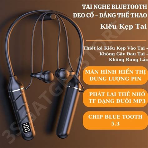 Tai Nghe Bluetooth Tai Nghe Không Dây Tws Kiểu Dáng Thể Thao Đeo Cổ