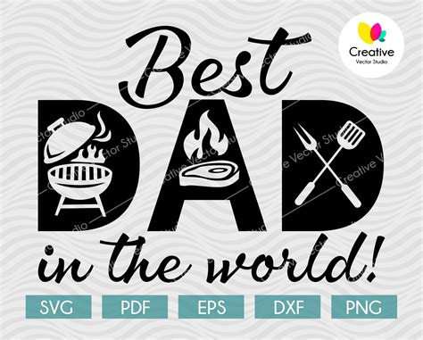 Paper Party And Kids Bbq Master Svg Dad Bbq Svg File Fathers Day Bbq Svg