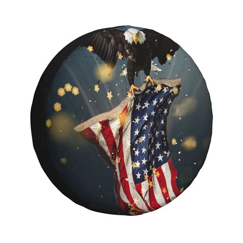 Tideii North American Bald Eagle For Car Tire Dust Cover Dust And