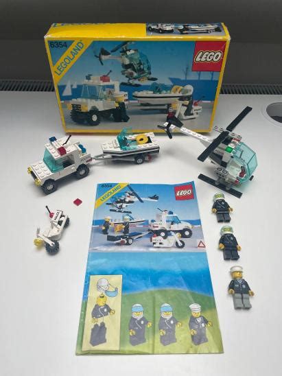 Lego System Town City Legoland 6354 PolicejnÍ Jednotka NÁvod Box Aukro