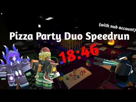 Pizza Party DUO Speedrun Roblox Tower Defense Simulator YouTube