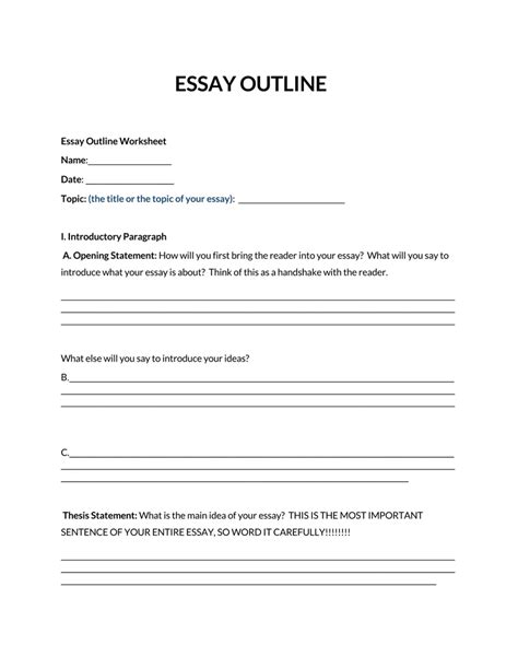 How To Write An Essay Outline 9 Types Sampleandexamples