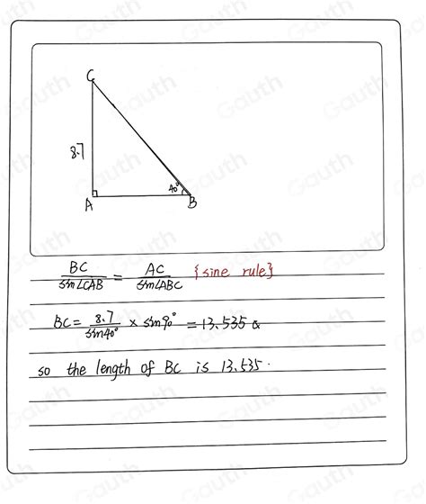 Solved A B And C Form The Vertices Of A Triangle ∠ Cab 90° ∠ Abc 40