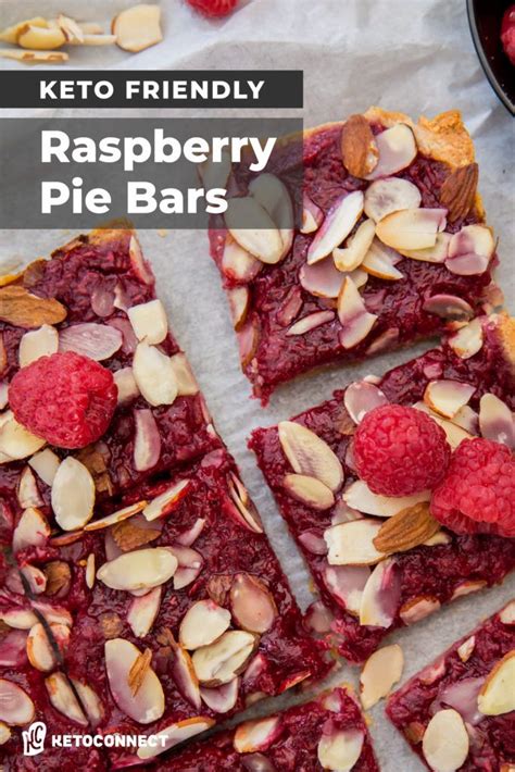 These Keto Friendly Raspberry Pie Bars Transform Fresh Raspberries And