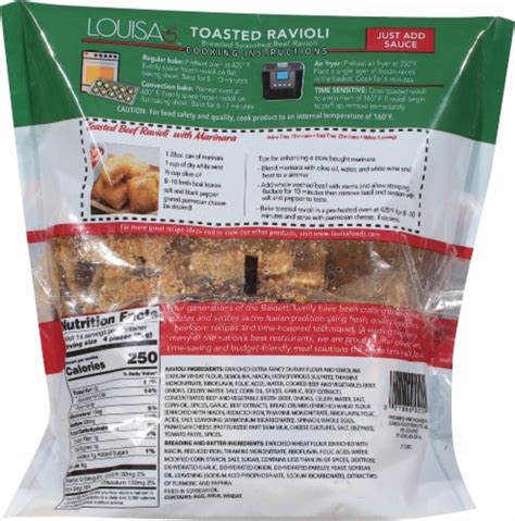 Louisa Toasted Breaded Seasoned Original Beef Ravioli 40 Oz QFC