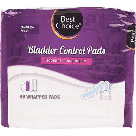 Best Choice Bladder Control Pads Modrte Absorb Shop Fishers Foods