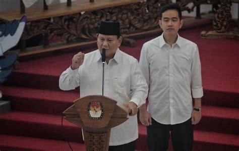 Berikut Ini Pidato Lengkap Prabowo Subianto Usai Ditetapkan Presiden