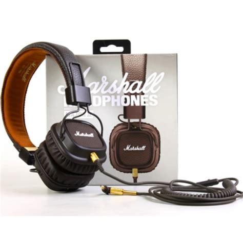 Marshall Headphone Major Ii Brown Audio Headphones Headsets On