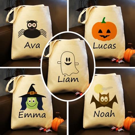 Personalized Halloween Trick or Treat Bags | Custom Halloween Bag