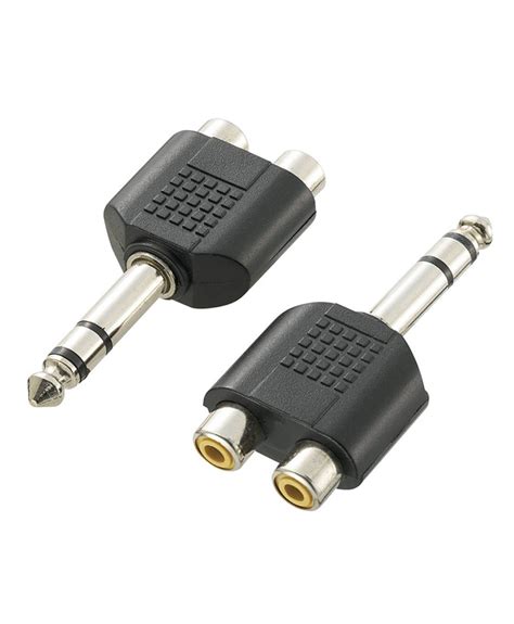 635 Jack Plug To 2x Ph Sockets Audiophonic Malta