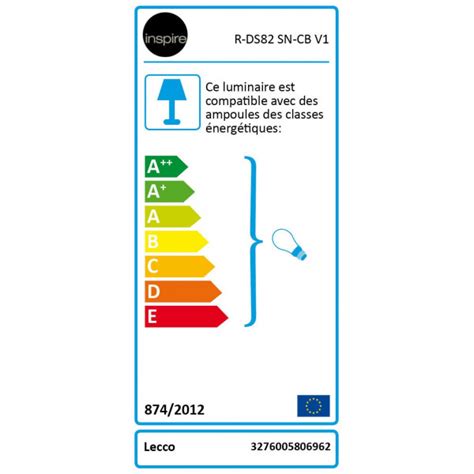 Anneau Pour Spot Encastrer Salle De Bains Lecco Fixe Inspire Acier