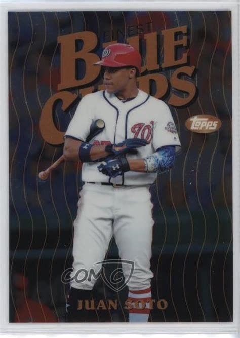 2019 Topps Finest Finest Blue Chips Juan Soto FBCJS EBay