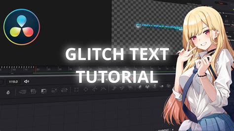 Glitch Text Davinci Resolve 17 Sapphire Plugin Needed Tutorial