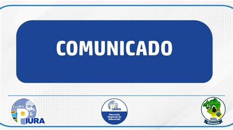 Comunicado N 78 2023 UGEL Huarmaca Noticias Unidad de Gestión