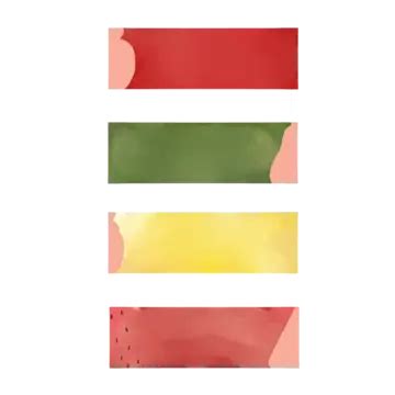 Watercolor Rainbow Sticker Label Label Sticker Watercolor Png