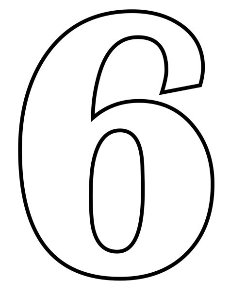 6 Number PNG Transparent Images | PNG All