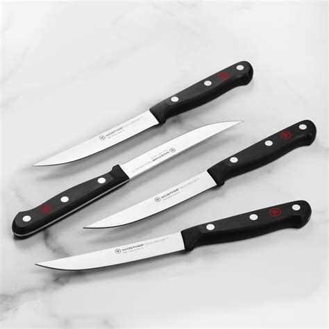 Wusthof Gourmet Steak Knife Set 4 Piece Cutlery And More