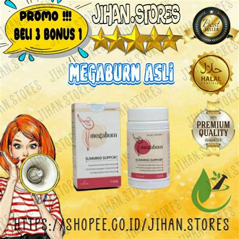 Jual Megaburn Asli Original Obat Pelangsing Badan Ampuh Obat Penurun