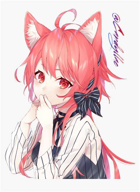 Cute Fox Anime Girl, HD Png Download , Transparent Png Image - PNGitem