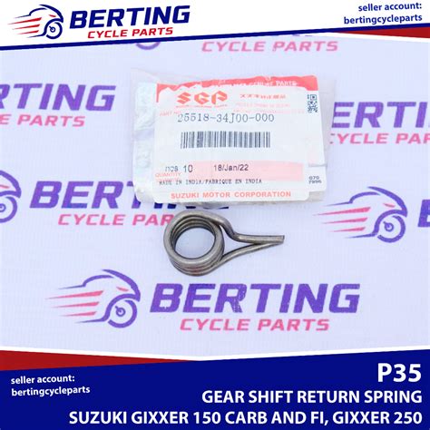 Sgp Gear Shift Return Spring Suzuki Gixxer Genuine J