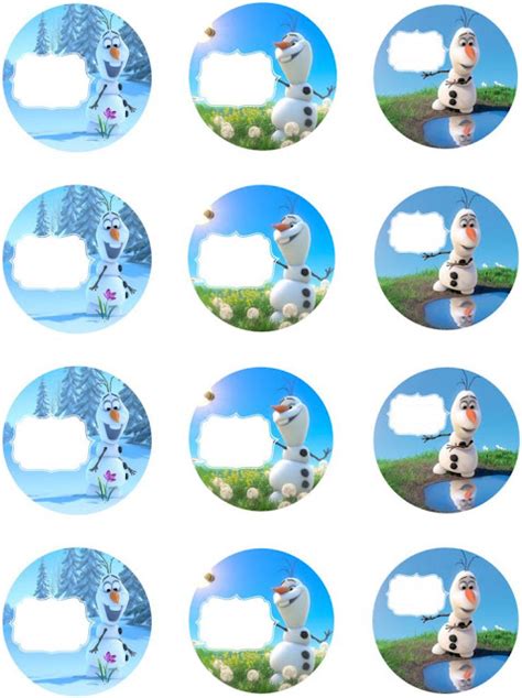 Disney Frozen Olaf Snowman Freebies